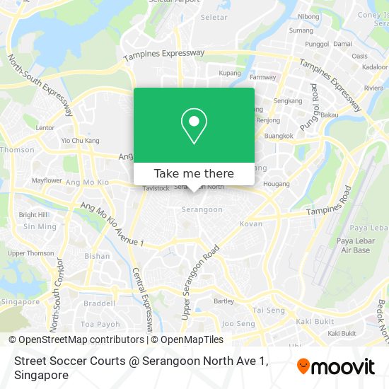 Street Soccer Courts @ Serangoon North Ave 1 map