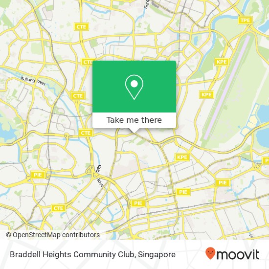 Braddell Heights Community Club map