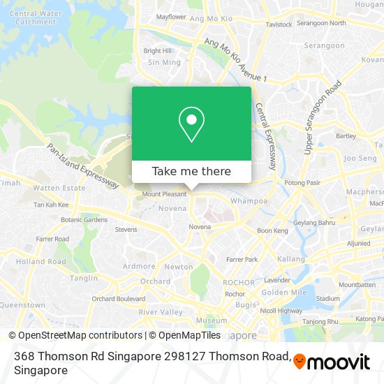 368 Thomson Rd Singapore 298127 Thomson Road map