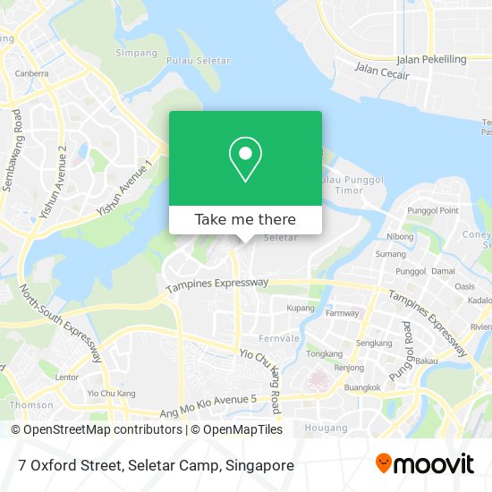 7 Oxford Street, Seletar Camp map