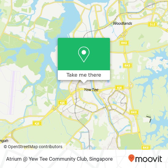 Atrium @ Yew Tee Community Club map