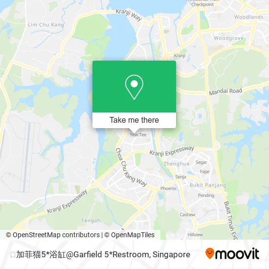 加菲猫5*浴缸@Garfield 5*Restroom地图