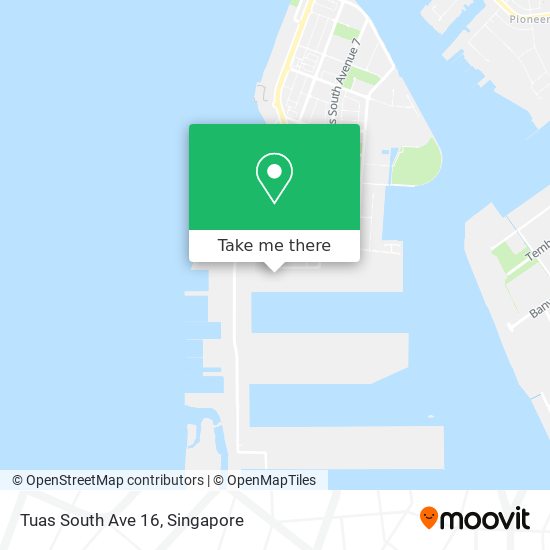 Tuas South Ave 16 map