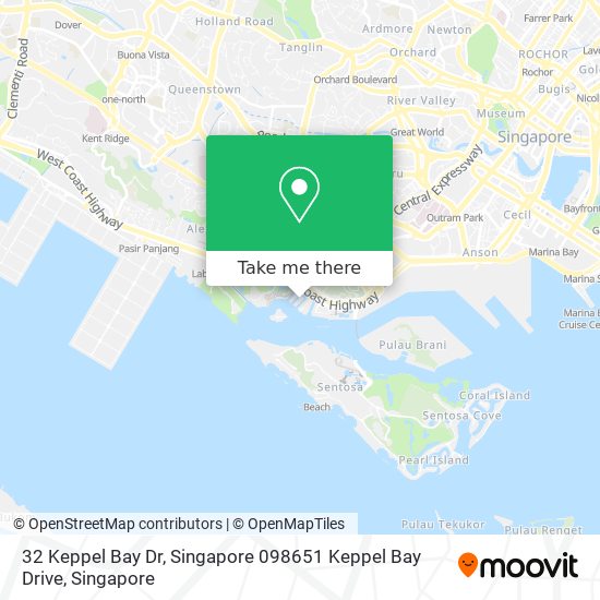 32 Keppel Bay Dr, Singapore 098651 Keppel Bay Drive地图