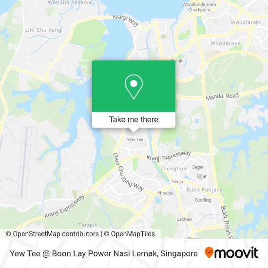 Yew Tee @ Boon Lay Power Nasi Lemak地图