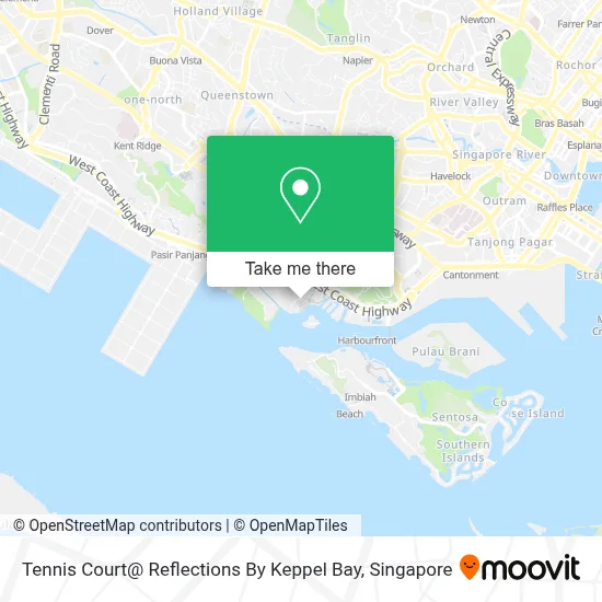 Mount Faber Map How to Get to Tennis Court@ Reflections By Keppel Bay in Southwest by ...