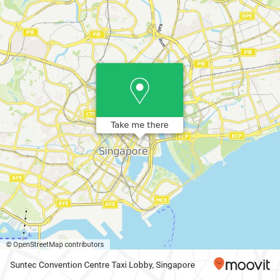 Suntec Convention Centre Taxi Lobby map