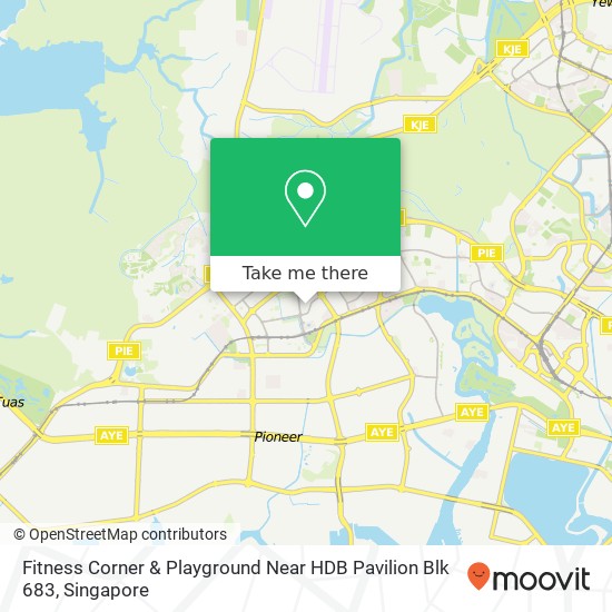 Fitness Corner & Playground Near HDB Pavilion Blk 683 map