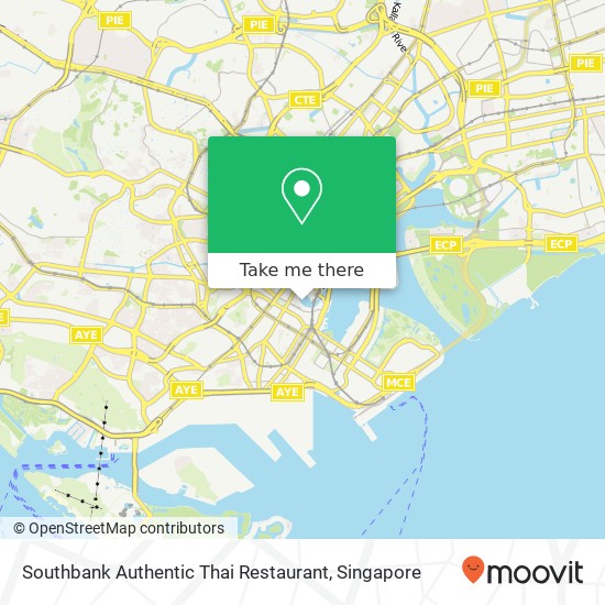 Southbank Authentic Thai Restaurant map