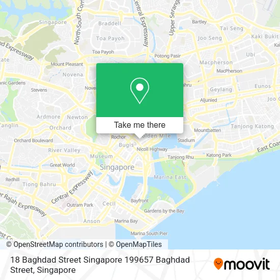 18 Baghdad Street Singapore 199657 Baghdad Street地图