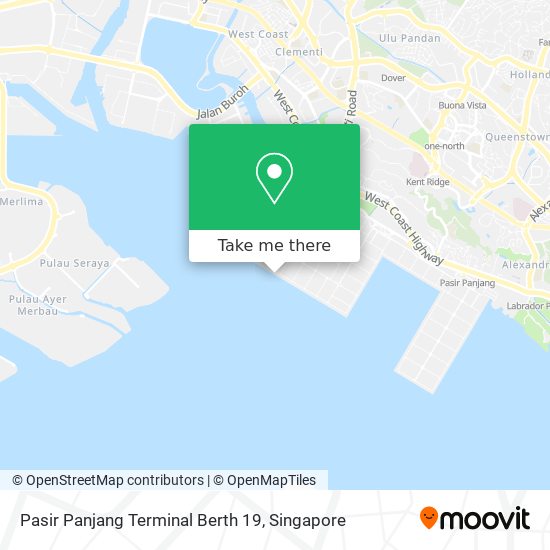 Pasir Panjang Terminal Berth 19 map