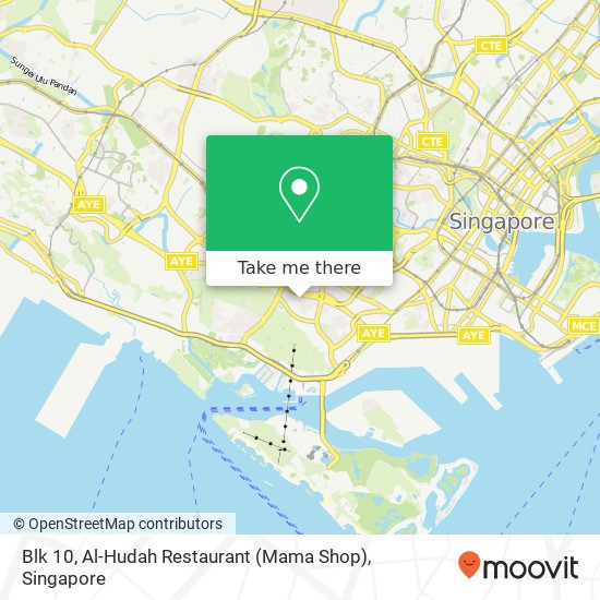 Blk 10, Al-Hudah Restaurant (Mama Shop)地图