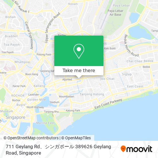 711 Geylang Rd、シンガポール 389626 Geylang Road map