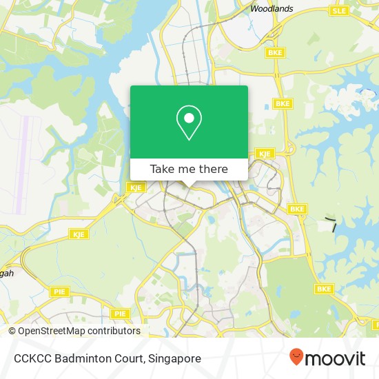 CCKCC Badminton Court地图