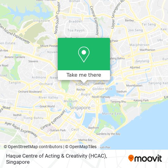 Haque Centre of Acting & Creativity (HCAC) map