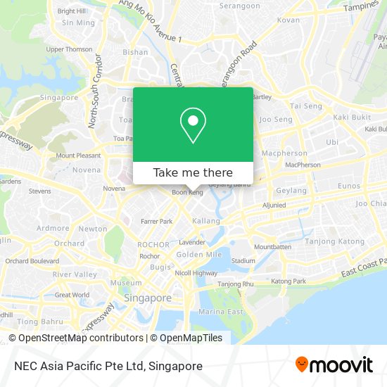 NEC Asia Pacific Pte Ltd map