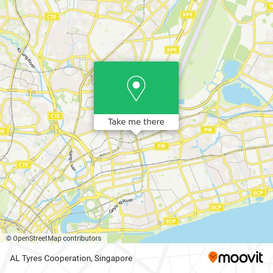 AL Tyres Cooperation map