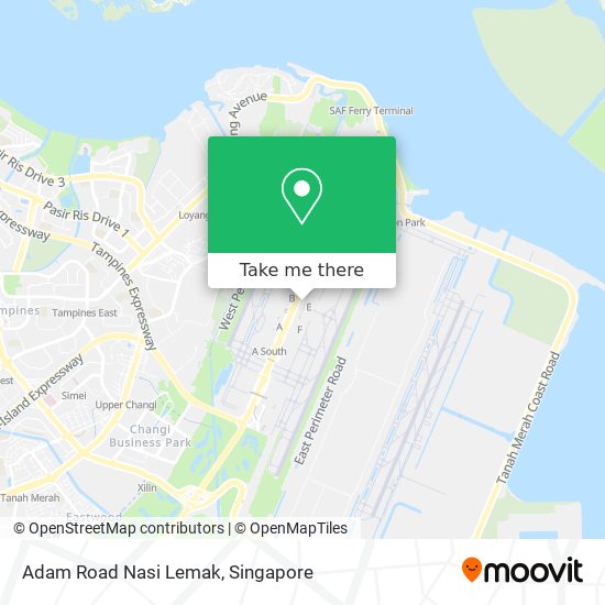 Adam Road Nasi Lemak地图