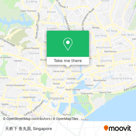 天桥下 鱼丸面 map