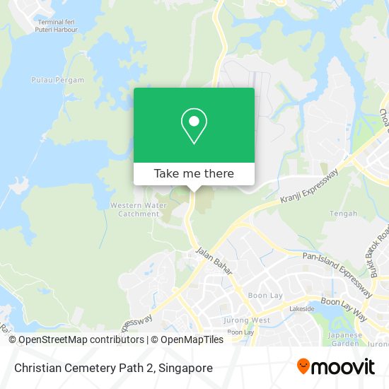 Christian Cemetery Path 2 map