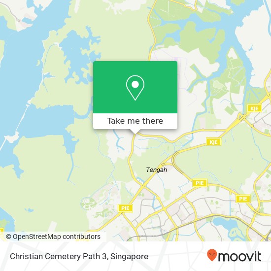 Christian Cemetery Path 3 map