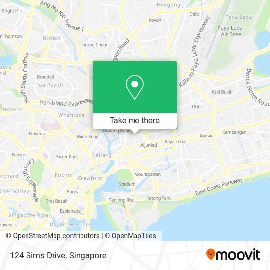 How to Get to 124 Sims Drive in Southeast by Metro, Bus or MRT & LRT?