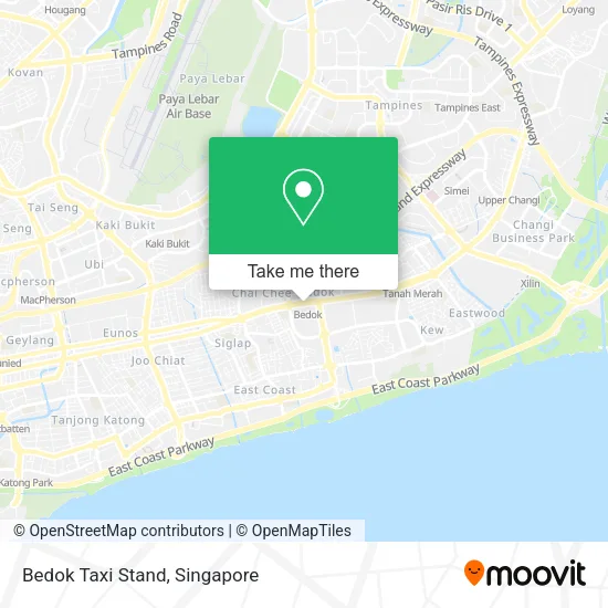 Bedok Taxi Stand地图