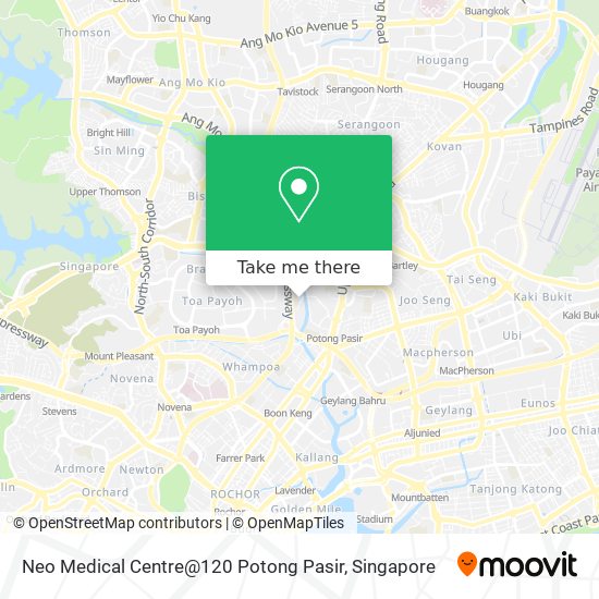 Neo Medical Centre@120 Potong Pasir map