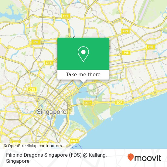 Filipino Dragons Singapore (FDS) @ Kallang map