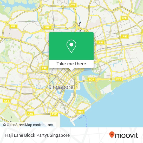 Haji Lane Block Party! map