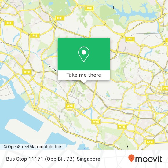 Bus Stop 11171 (Opp Blk 7B) map