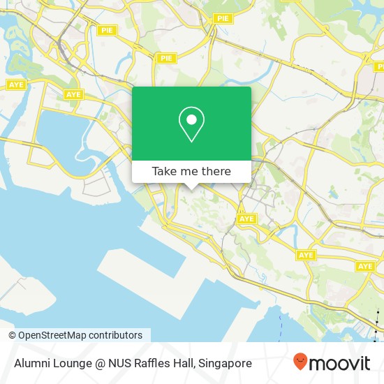 Alumni Lounge @ NUS Raffles Hall map