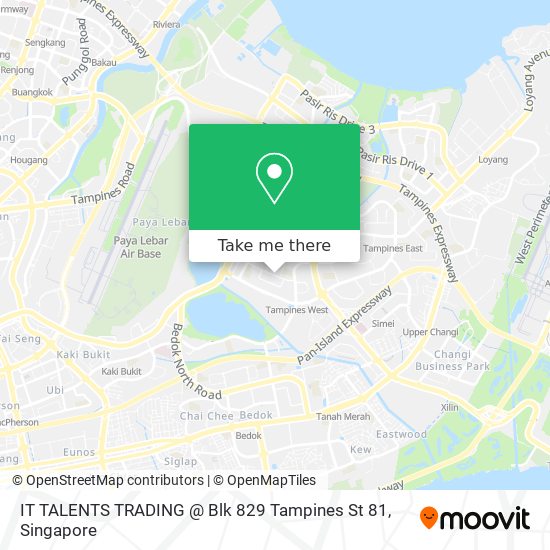 IT TALENTS TRADING @ Blk 829 Tampines St 81 map