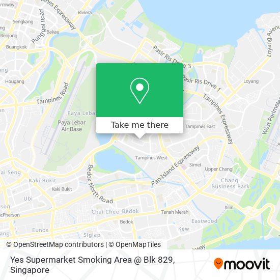 Yes Supermarket Smoking Area @ Blk 829 map
