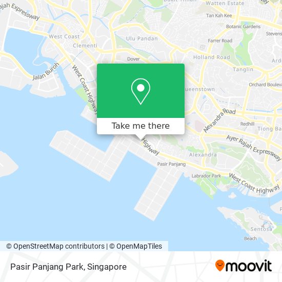 Pasir Panjang Park map
