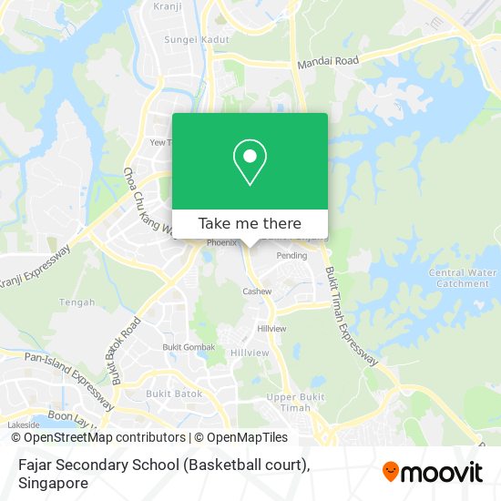 Fajar Secondary School (Basketball court) map