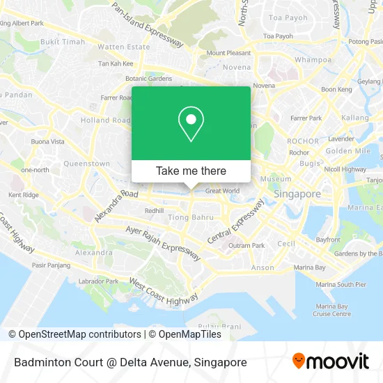 Badminton Court @ Delta Avenue地图