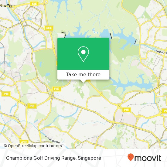 Champions Golf Driving Range map