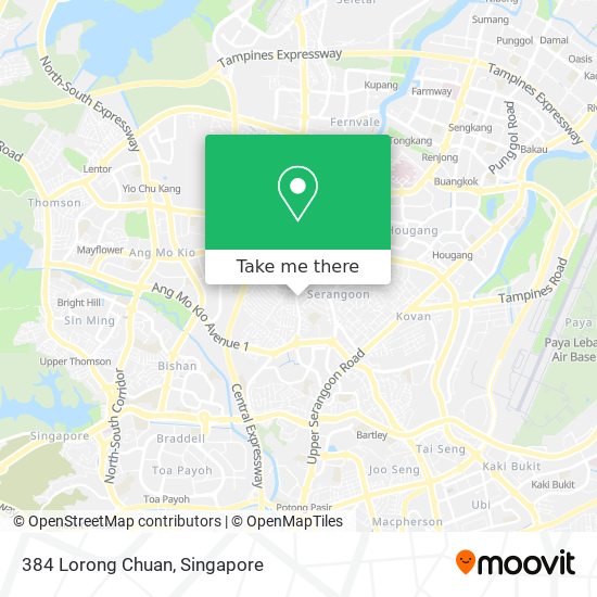 384 Lorong Chuan map
