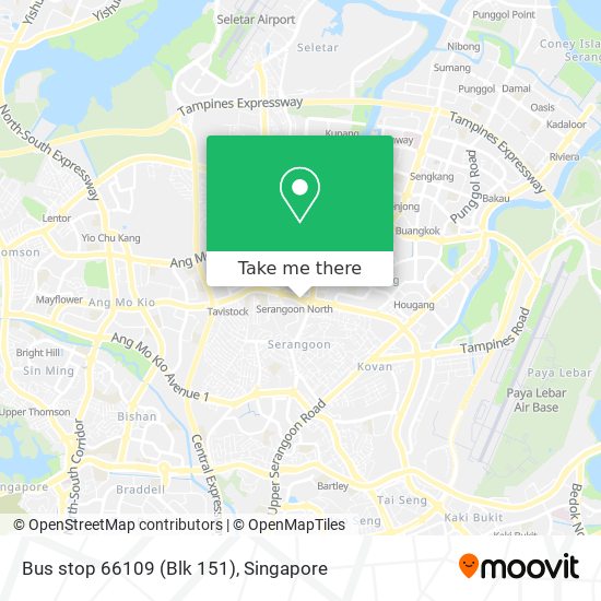 Bus stop 66109 (Blk 151)地图