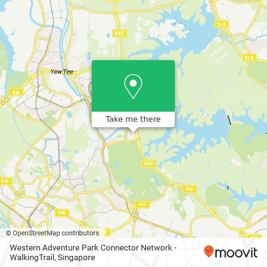 Western Adventure Park Connector Network - WalkingTrail map