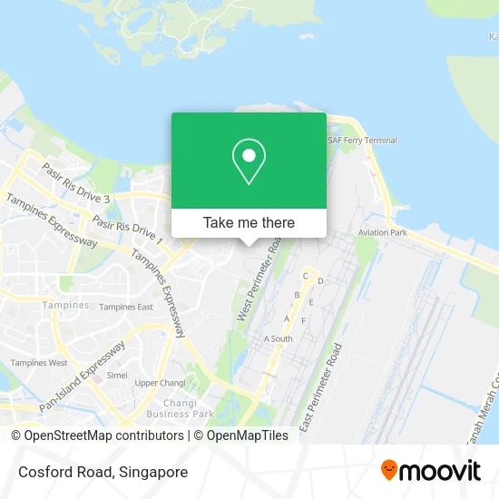Cosford Road地图