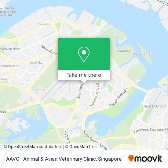 AAVC - Animal & Avian Veterinary Clinic map