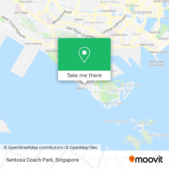 Sentosa Coach Park map