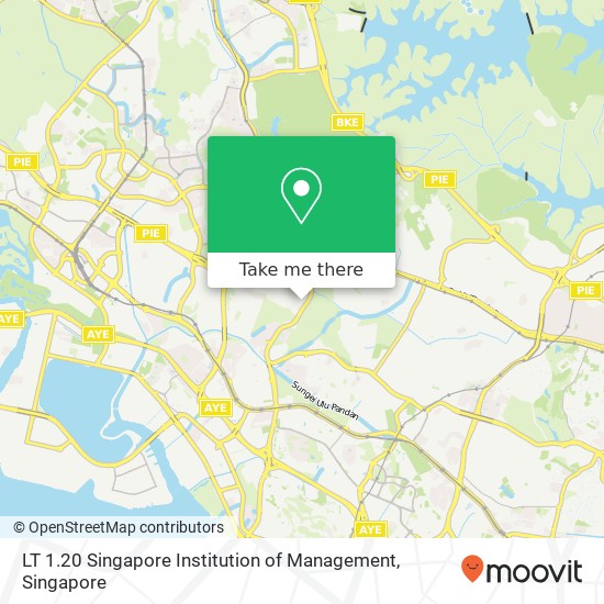 LT 1.20 Singapore Institution of Management地图