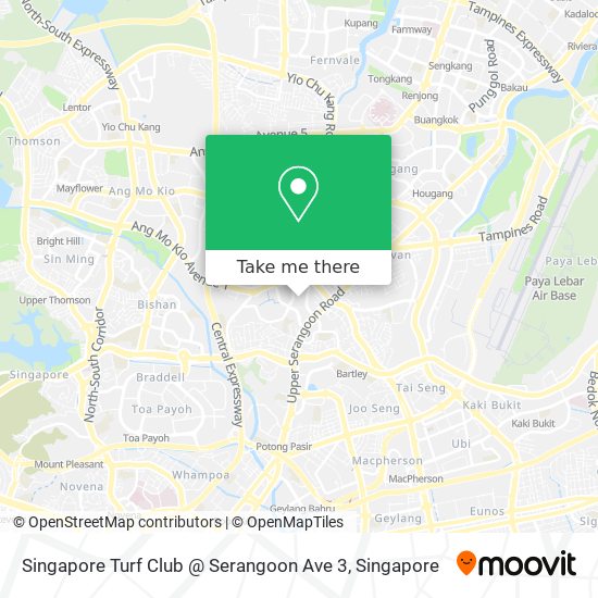 Singapore Turf Club @ Serangoon Ave 3 map