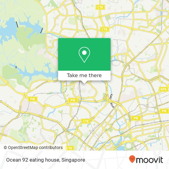 Ocean 92 eating house map