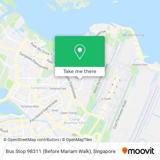 Bus Stop 98311 (Before Mariam Walk) map