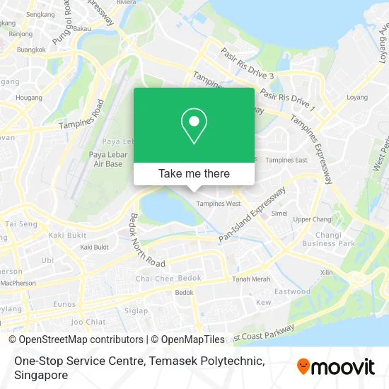 One-Stop Service Centre, Temasek Polytechnic地图