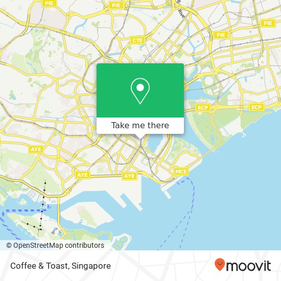 Coffee & Toast map